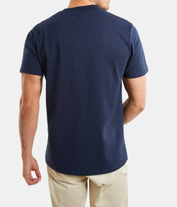 T-SHIRT NAUTICA ΜΕ ΡΙΓΑ ΠΡΑΣΙΝΟ ΜΠΛΕ