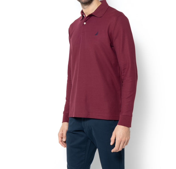 ΜΠΛΟΥΖΑ ΠΟΛΟ NAUTICA ΜΕ ΜΑΚΡΙΑ ΜΑΝΙΚΙΑ ΜΠΟΡΝΤΟ