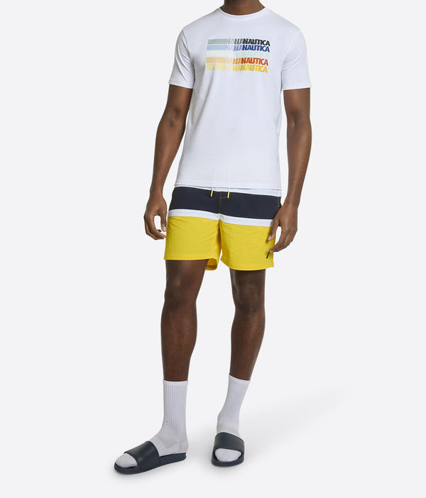 T-SHIRT NAUTICA ARTIS ΜE ΛΟΓΟΤΥΠΟ WHITE
