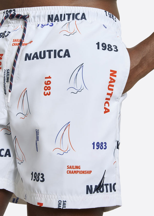 Nautica Ανδρικό Μαγιό Σορτς Vladimir White