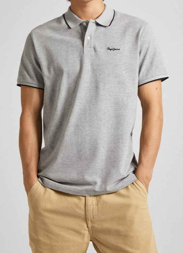 ΜΠΛΟΥΖΑ POLO PEPE JEANS HANS ΓΚΡΙ
