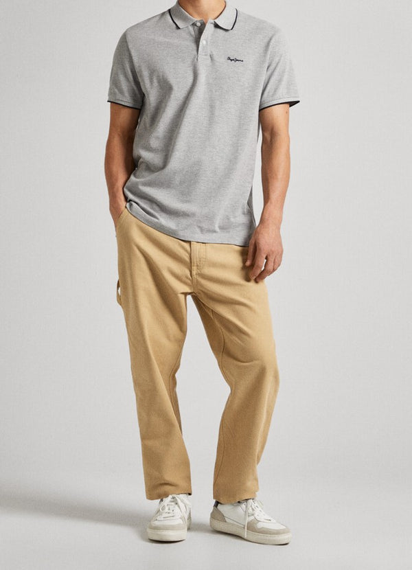 ΜΠΛΟΥΖΑ POLO PEPE JEANS HANS ΓΚΡΙ