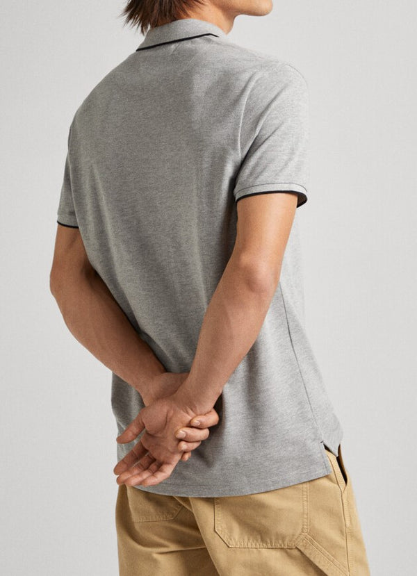 ΜΠΛΟΥΖΑ POLO PEPE JEANS HANS ΓΚΡΙ