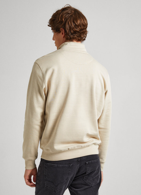 ΜΠΛΟΥΖΑ ΦΟΥΤΕΡ PEPE JEANS HALF ZIP ΜΠΕΖ