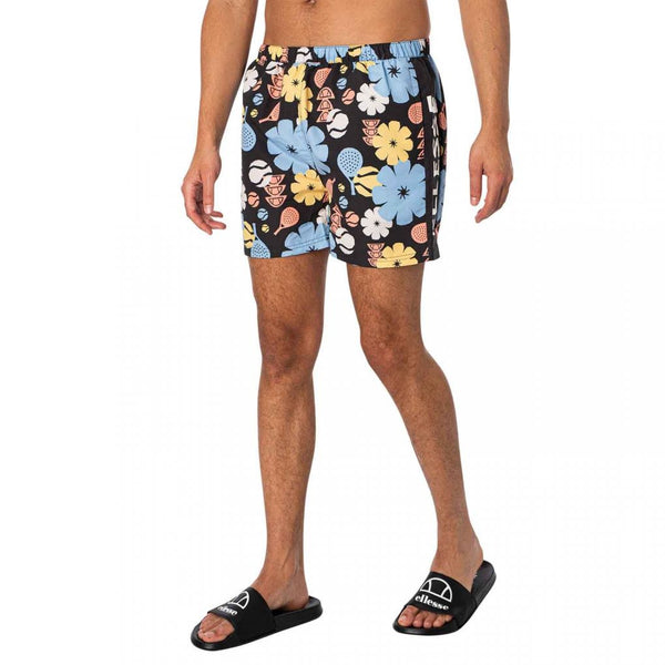 Ellesse Ανδρικό Μαγιό Σορτς με Σχέδια Μαύρο