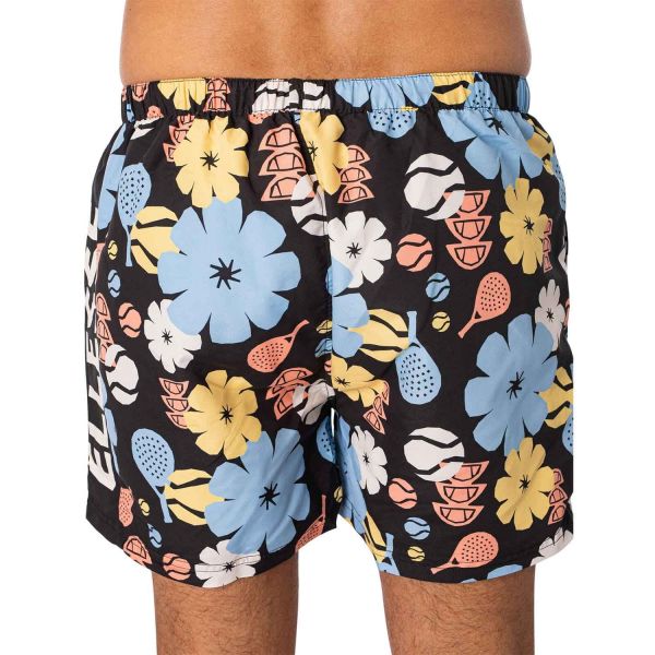 Ellesse Ανδρικό Μαγιό Σορτς με Σχέδια Μαύρο