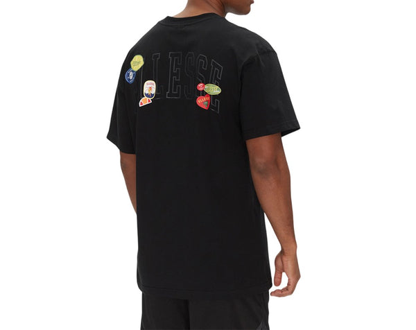 T-shirt Ellesse Stickero Μαύρο
