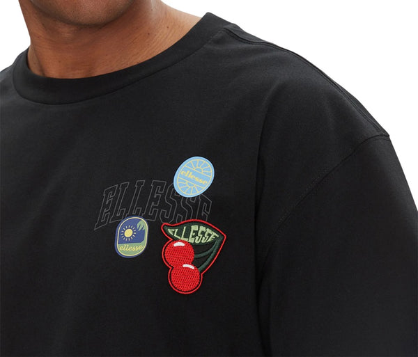 T-shirt Ellesse Stickero Μαύρο