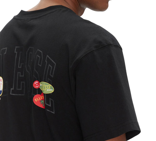 T-shirt Ellesse Stickero Μαύρο