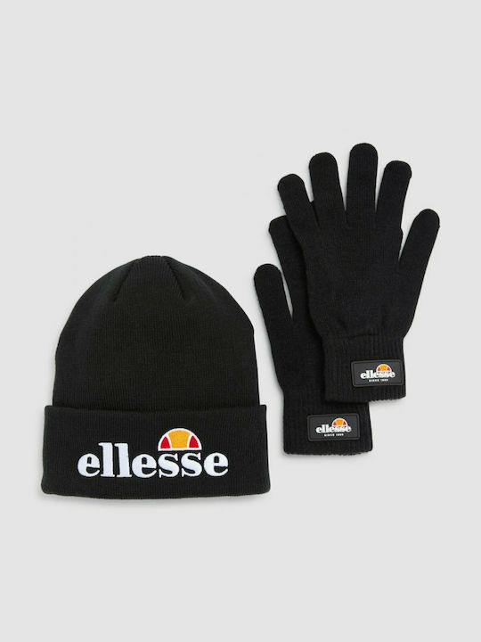 Ellesse Σετ Γάντια & Σκούφος σε Μαύρο χρώμα