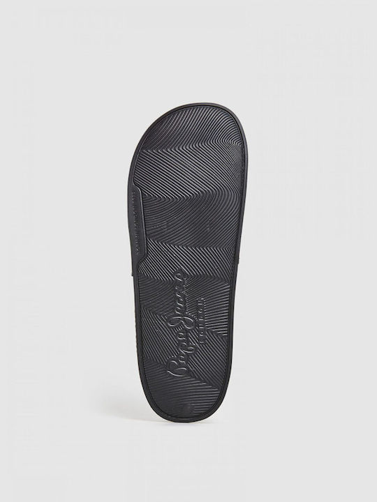 ΣΑΓΙΟΝΑΡΕΣ PEPE JEANS POOL SLIDES ΜΑΥΡΕΣ