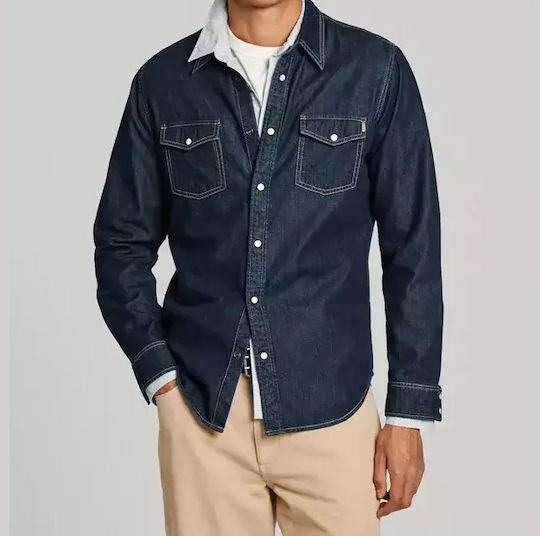 TZHN ΠΟΥΚΑΜΙΣΟ PEPE JEANS ΜΠΛΕ