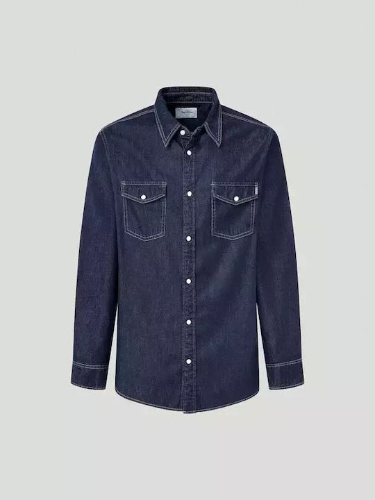 TZHN ΠΟΥΚΑΜΙΣΟ PEPE JEANS ΜΠΛΕ