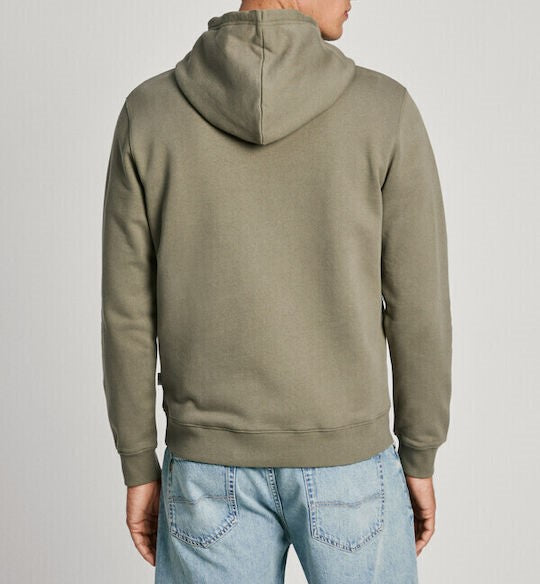 ΜΠΛΟΥΖΑ ΦΟΥΤΕΡ ΜΕ ΚΟΥΚΟΥΛΑ PEPE JEANS JOE HOODIE ΛΑΔΙ