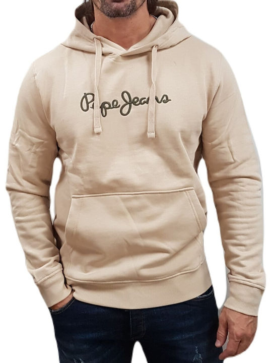 ΜΠΛΟΥΖΑ ΦΟΥΤΕΡ ΜΕ ΚΟΥΚΟΥΛΑ PEPE JEANS JOE HOODIE ΜΠΕΖ