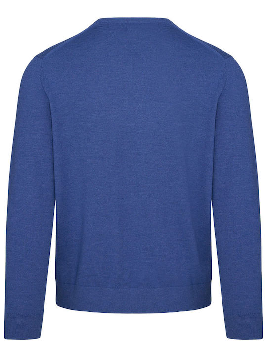 ΜΠΛΟΥΖΑ ΠΛΕΚΤΗ NAUTICA ΜΕ ΛΑΙΜΟΚΟΨΗ ΜΠΛΕ