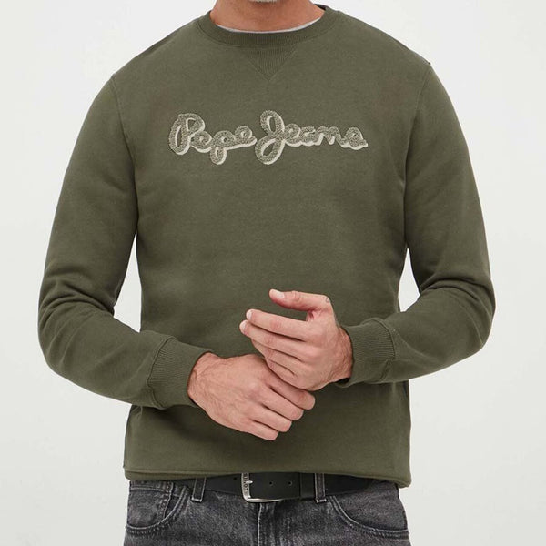 ΜΠΛΟΥΖΑ ΦΟΥΤΕΡ PEPE JEANS RYAN CREW OLIVE