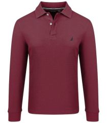 ΜΠΛΟΥΖΑ ΠΟΛΟ NAUTICA ΜΕ ΜΑΚΡΙΑ ΜΑΝΙΚΙΑ ΜΠΟΡΝΤΟ