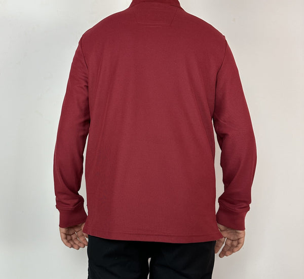 ΜΠΛΟΥΖΑ ΠΟΛΟ NAUTICA ΜΕ ΜΑΚΡΙΑ ΜΑΝΙΚΙΑ ΜΠΟΡΝΤΟ