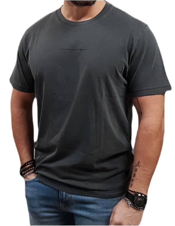 T-SHIRT PEPE JEANS DAVE ΜΑΥΡΟ