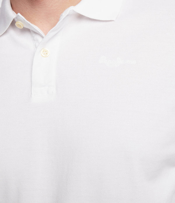 ΜΠΛΟΥΖΑ POLO VINCENT PEPE JEANS ΛΕΥΚΗ