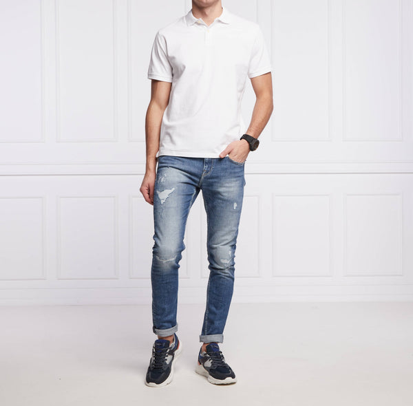 ΜΠΛΟΥΖΑ POLO VINCENT PEPE JEANS ΛΕΥΚΗ