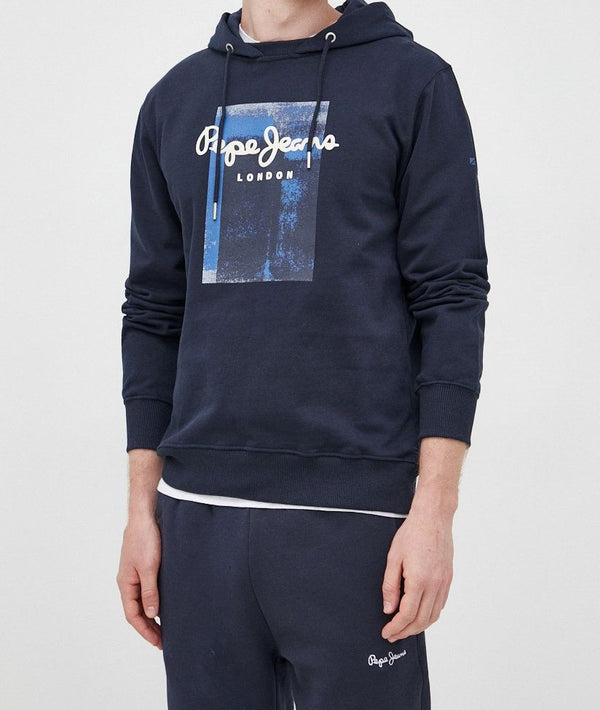 ΜΠΛΟΥΖΑ ΦΟΥΤΕΡ ΜΕ ΚΟΥΚΟΥΛΑ PEPE JEANS PIERCE NAVY