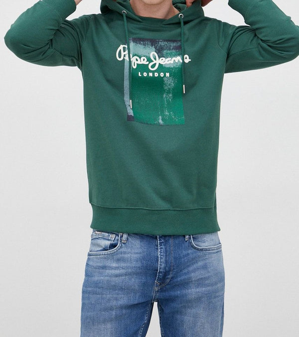 ΜΠΛΟΥΖΑ ΦΟΥΤΕΡ ΜΕ ΚΟΥΚΟΥΛΑ PEPE JEANS PIERCE GREEN