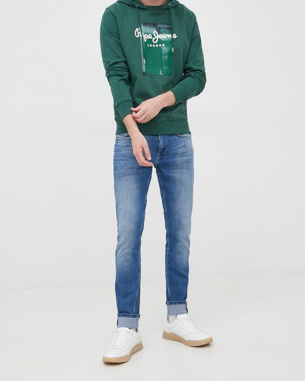 ΜΠΛΟΥΖΑ ΦΟΥΤΕΡ ΜΕ ΚΟΥΚΟΥΛΑ PEPE JEANS PIERCE GREEN