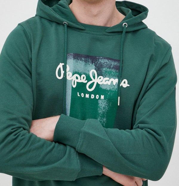 ΜΠΛΟΥΖΑ ΦΟΥΤΕΡ ΜΕ ΚΟΥΚΟΥΛΑ PEPE JEANS PIERCE GREEN