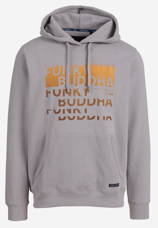ΦΟΥΤΕΡ FUNKY BUDDHA ΜΕ ΚΟΥΚΟΥΛΑ ΚΑΙ ΤΥΠΩΜΑ GREIGE