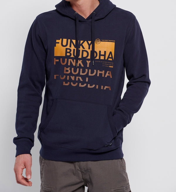 ΦΟΥΤΕΡ FUNKY BUDDHA ΜΕ ΚΟΥΚΟΥΛΑ ΚΑΙ ΤΥΠΩΜΑ NAVY