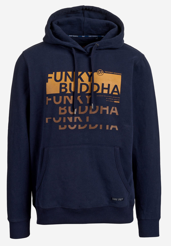 ΦΟΥΤΕΡ FUNKY BUDDHA ΜΕ ΚΟΥΚΟΥΛΑ ΚΑΙ ΤΥΠΩΜΑ NAVY