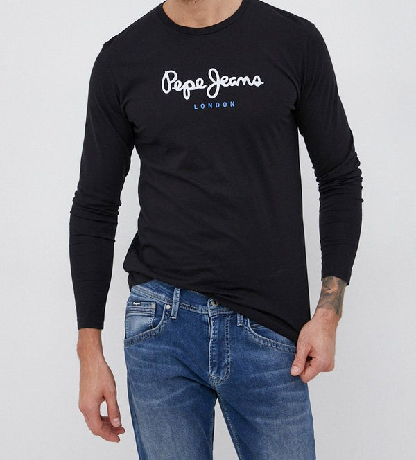 ΜΠΛΟΥΖΑ PEPE JEANS EGGO ΜΕ ΜΑΚΡΥ ΜΑΝΙΚΙ BLACK