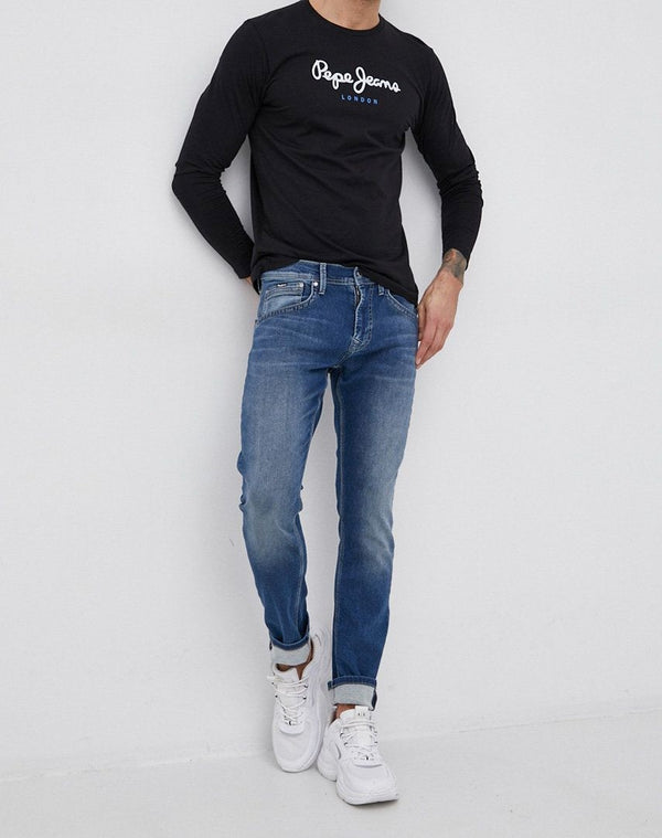 ΜΠΛΟΥΖΑ PEPE JEANS EGGO ΜΕ ΜΑΚΡΥ ΜΑΝΙΚΙ BLACK