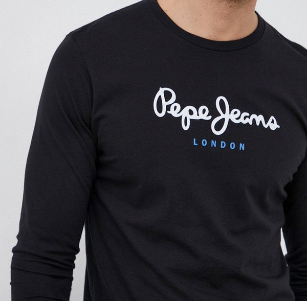 ΜΠΛΟΥΖΑ PEPE JEANS EGGO ΜΕ ΜΑΚΡΥ ΜΑΝΙΚΙ BLACK