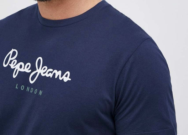 PEPE T-SHIRT EGGO JEANS NAVY