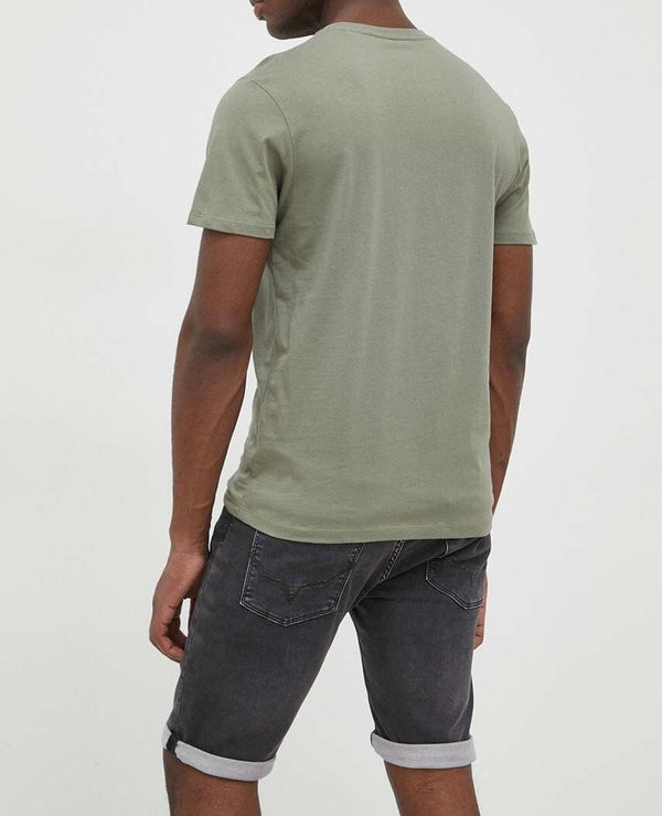 T-SHIRT PEPE JEANS FLAG LOGO ΧΑΚΙ